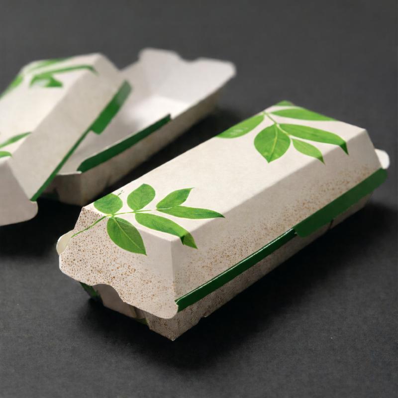 【テイクアウト向け】蓋にもトレーにも！！どちらにも使える形状の紙製容器